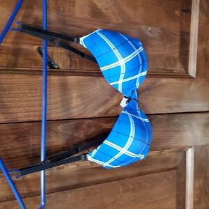 Women's Candies plaid bra with under wire and padding.